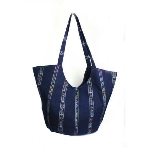 WHOLESALE Lago Beach Bag Navy Blue