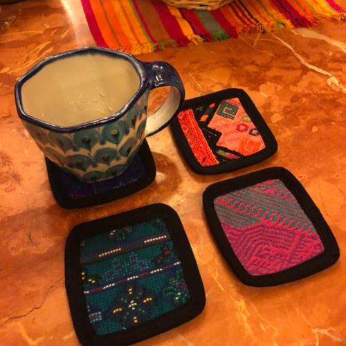 QUICK SHIPPING 📦📩 - Huipil Coasters Set (X4)