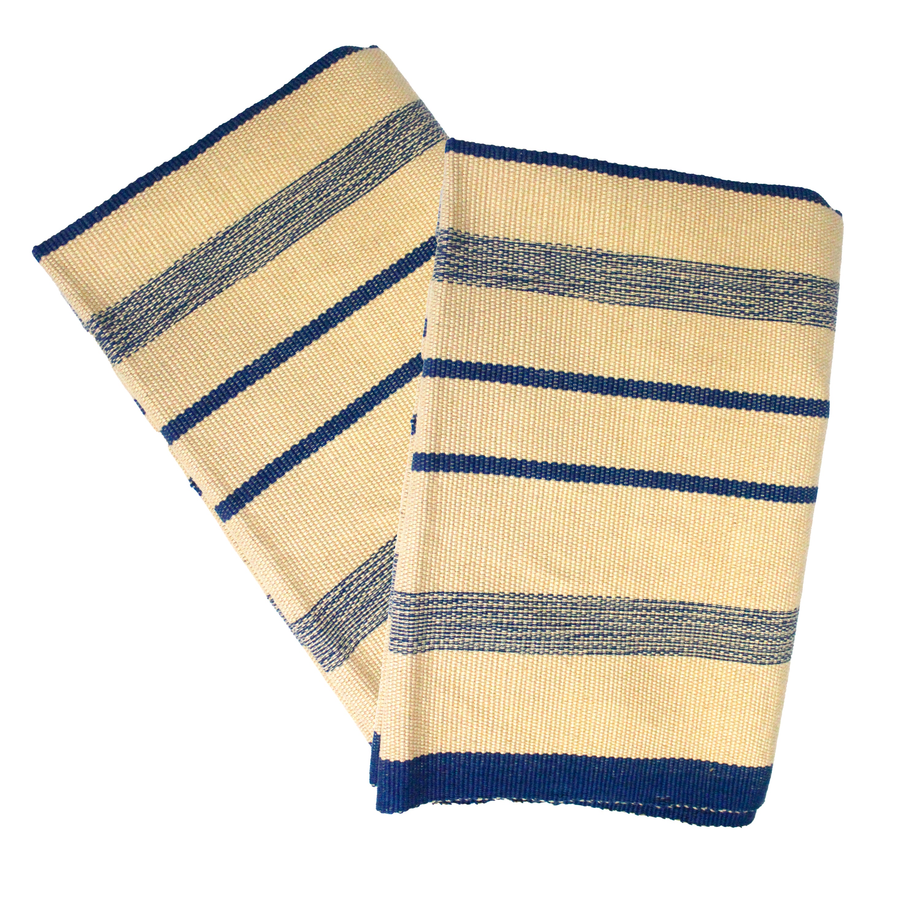 WHOLESALE Elegant Sand Navy Napkin - Set of 2