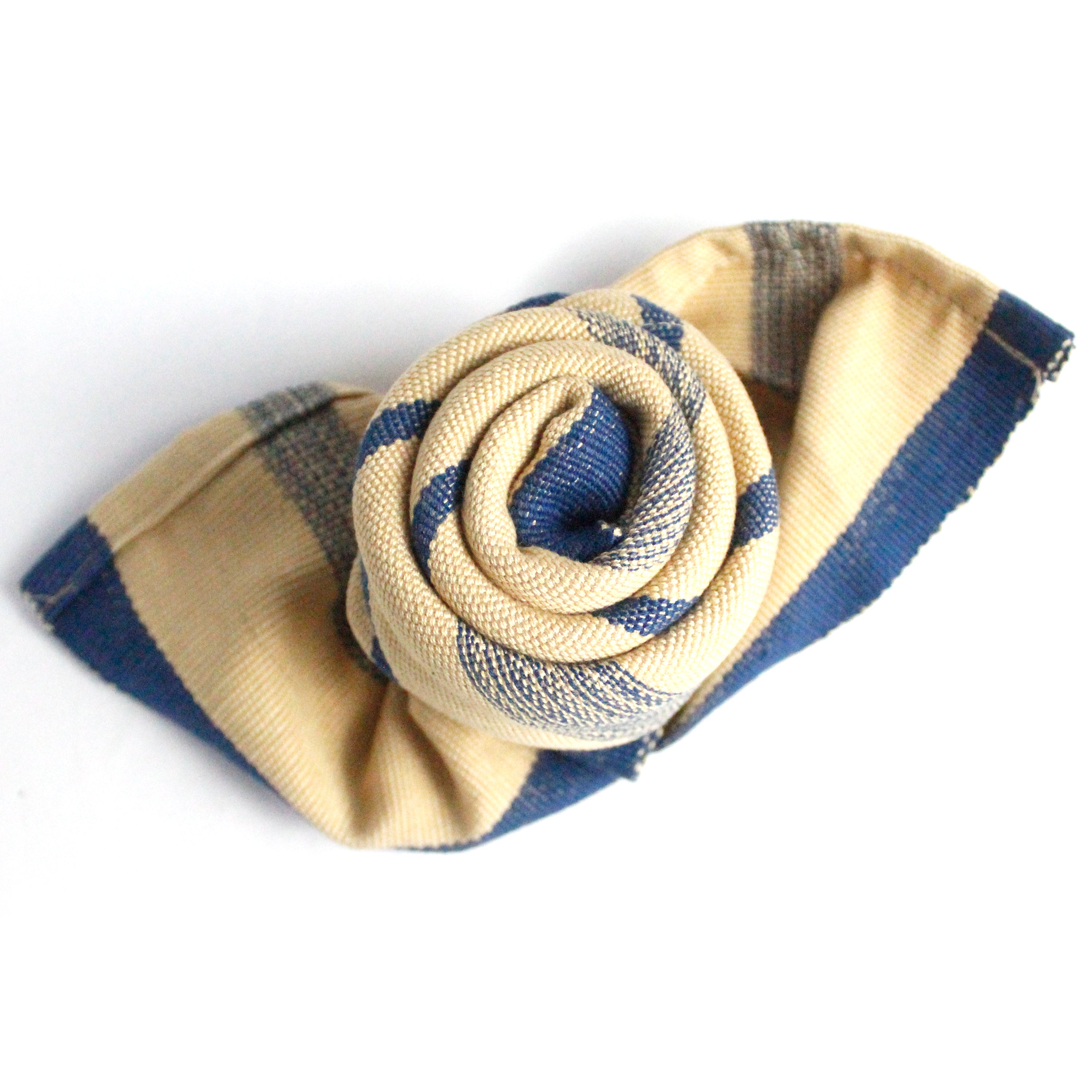 WHOLESALE Elegant Sand Navy Napkin - Set of 2