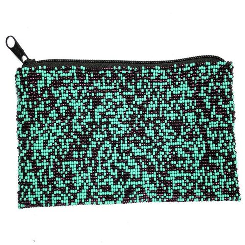 WHOLESALE Beaded Coin Purses Turquoise