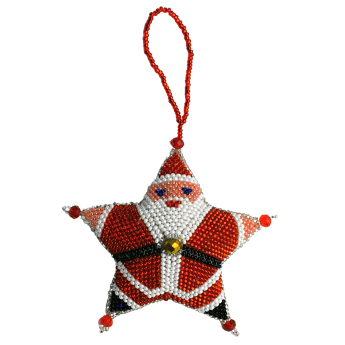WHOLESALE Santa Star Ornament