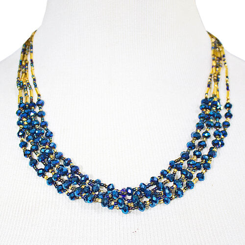 WHOLESALE Treasure Beaded Necklace - Ocean