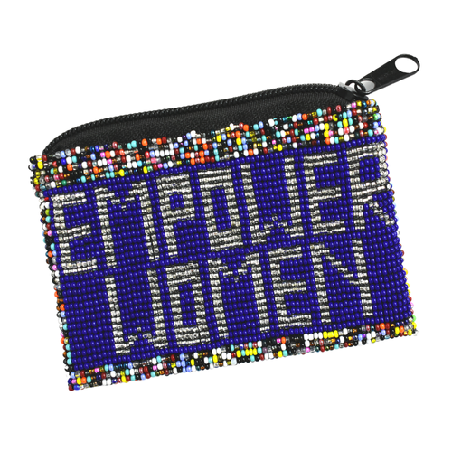 WHOLESALE Empower Women Beaded Multicolored Coin Purse