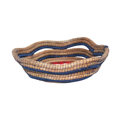 WHOLESALE Pine Needle Basket - Round Large
