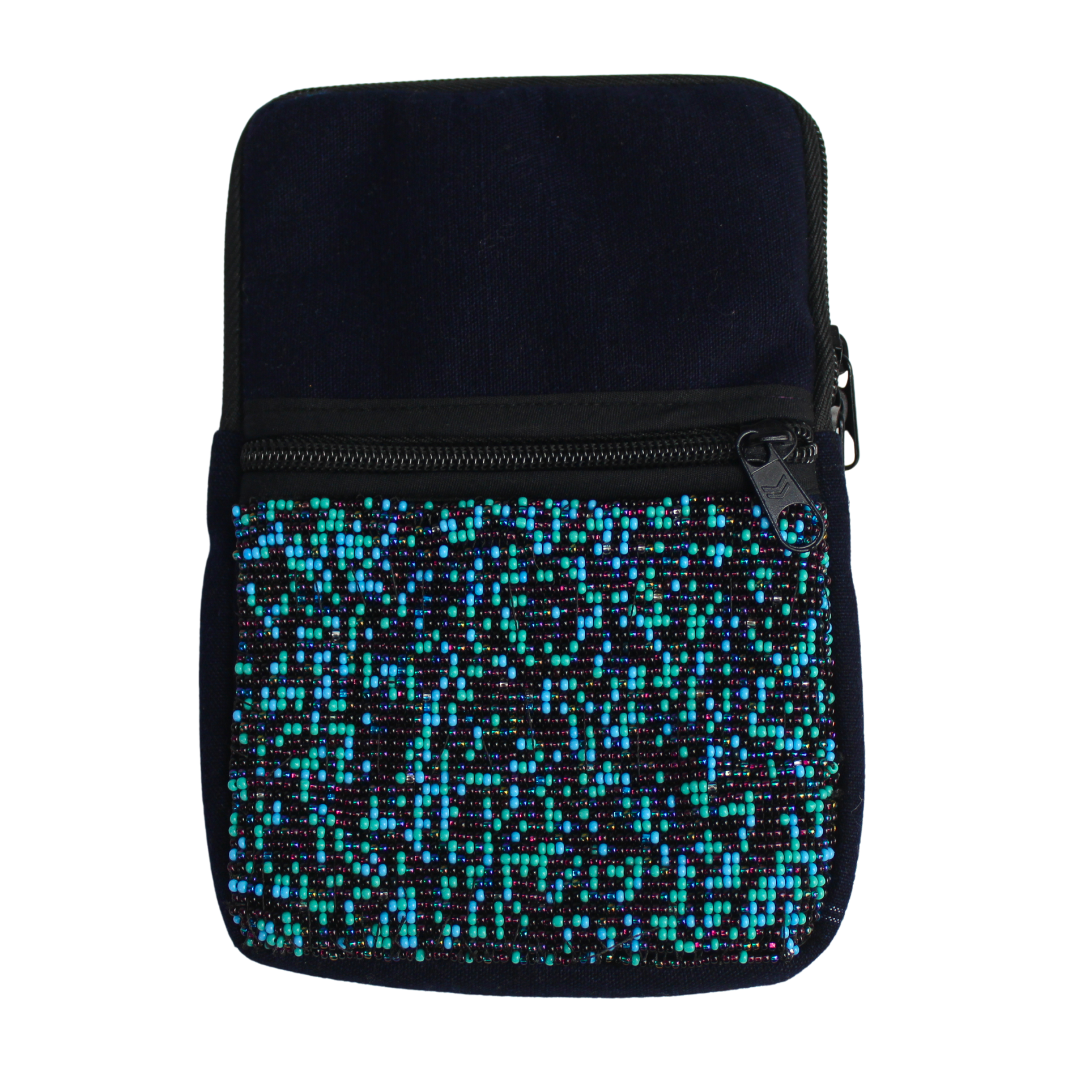 WHOLESALE Beaded Cellphone Bag Turquoise