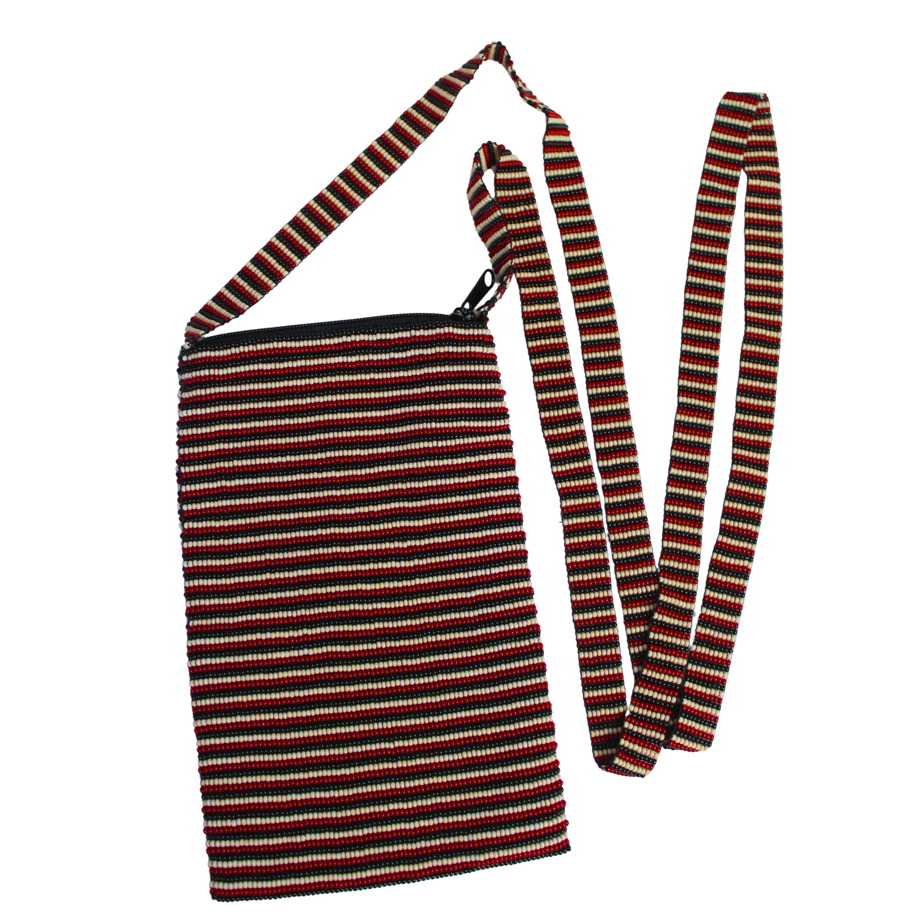WHOLESALE Beaded Crossbody Cellphone Purse - Desert