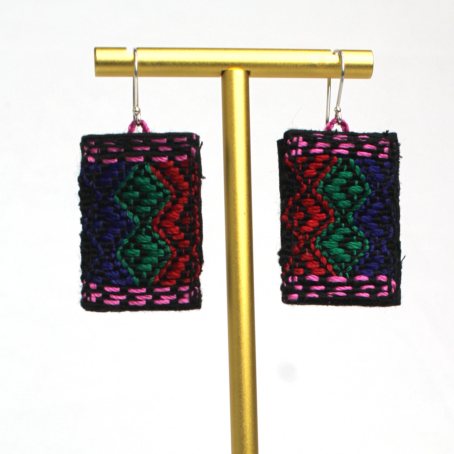 WHOLESALE  Woven Mountains Earrings - 925 Silver Hooks