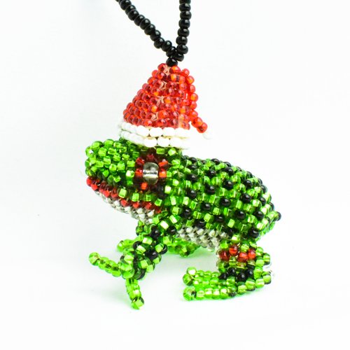 WHOLESALE Frog with Santa Hat