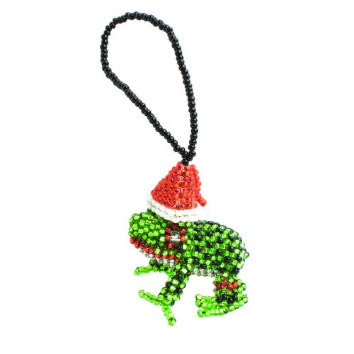 QUICK SHIPPING 📦📩 - Frog with Santa Hat
