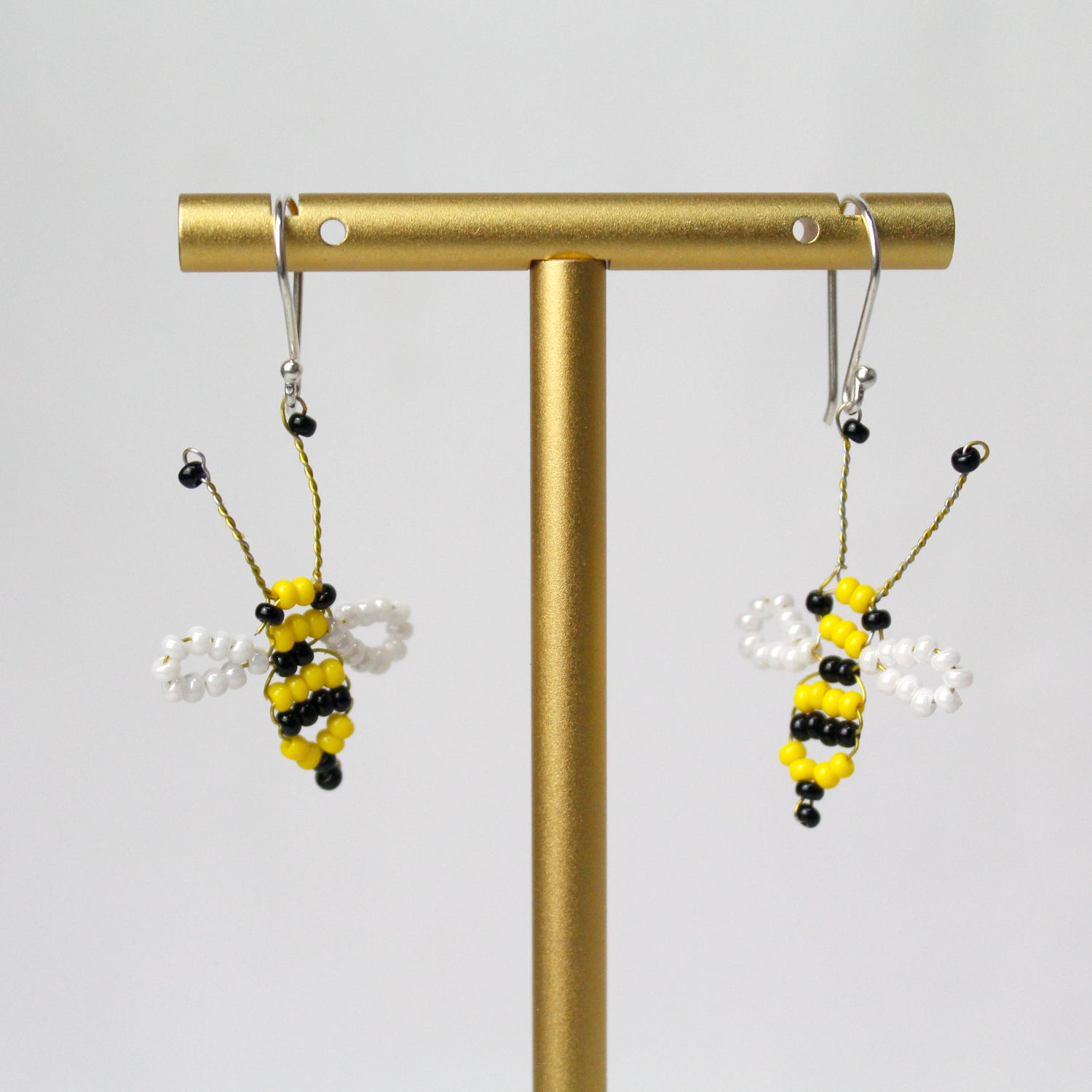 WHOLESALE Bee Earrings - 925 Silver Hooks