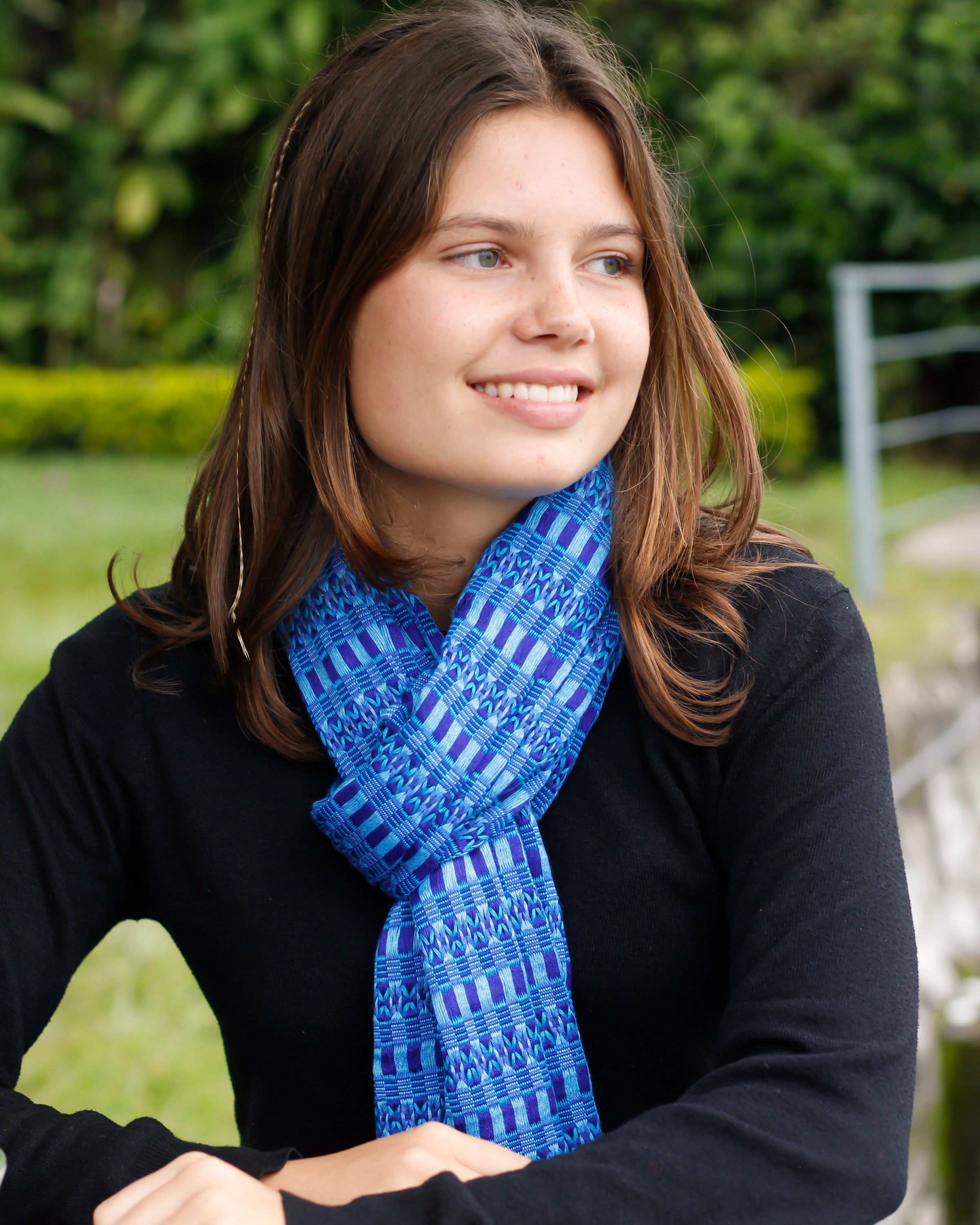 WHOLESALE Blue Tones Scarf