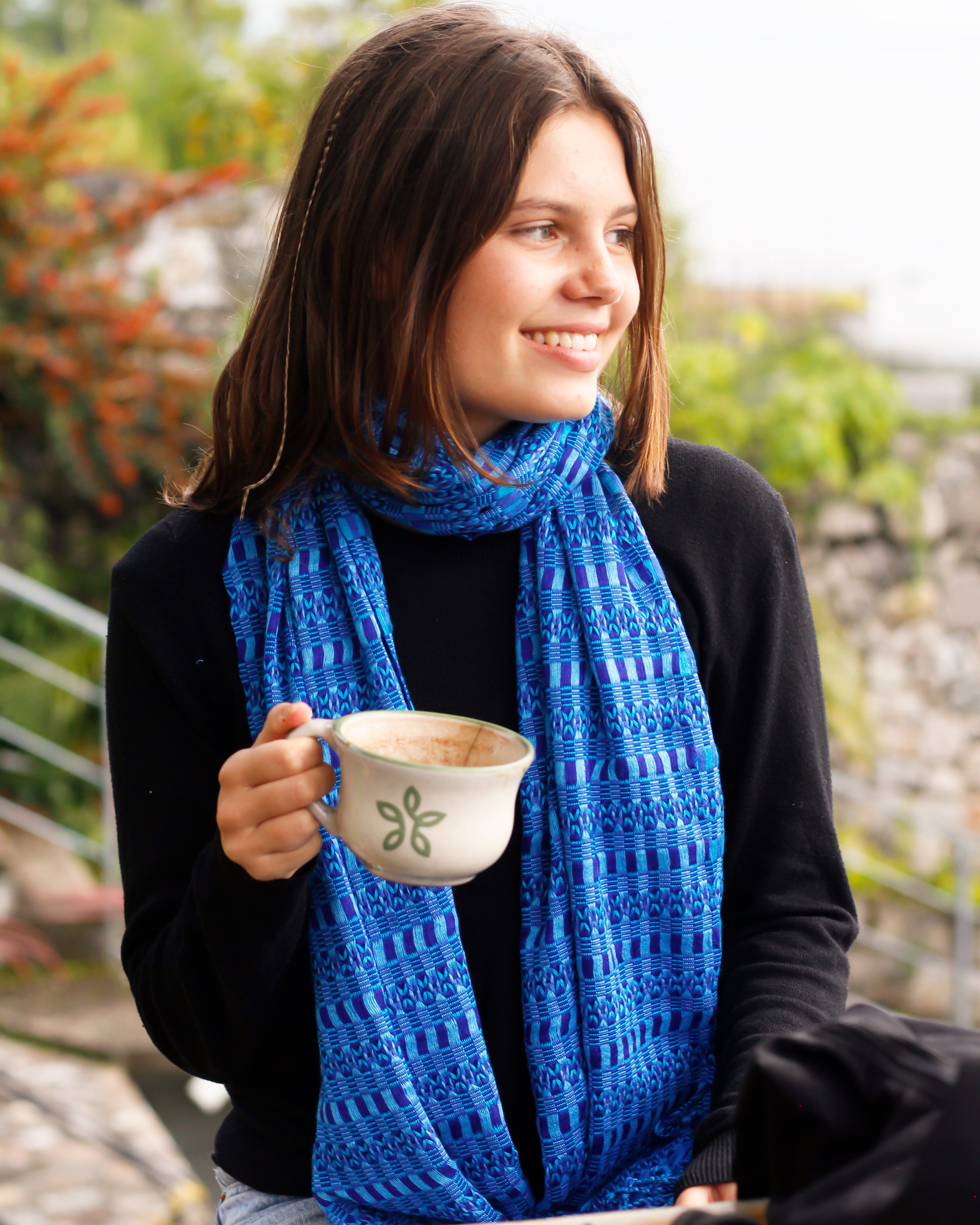 WHOLESALE Blue Tones Scarf