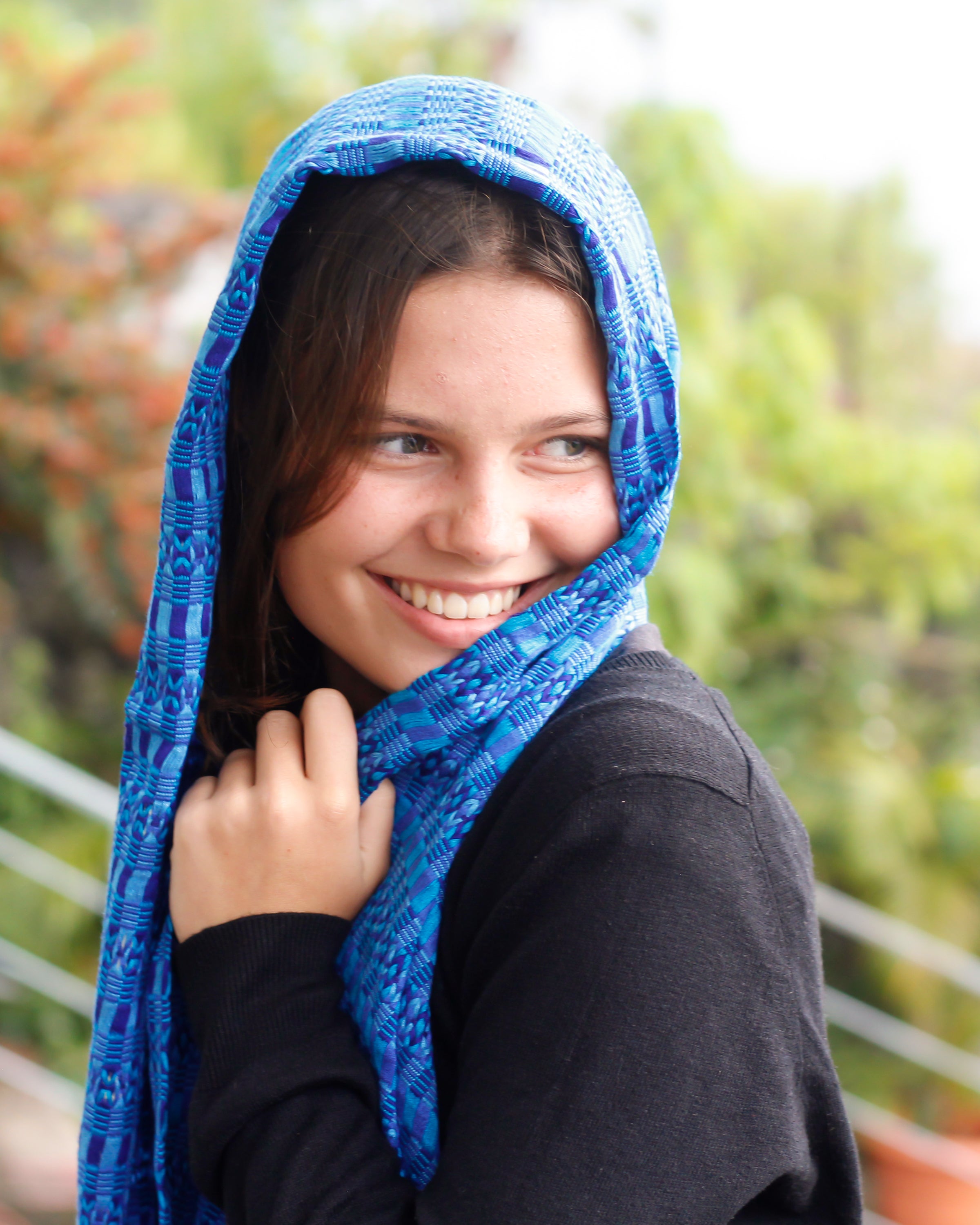 WHOLESALE Blue Tones Scarf