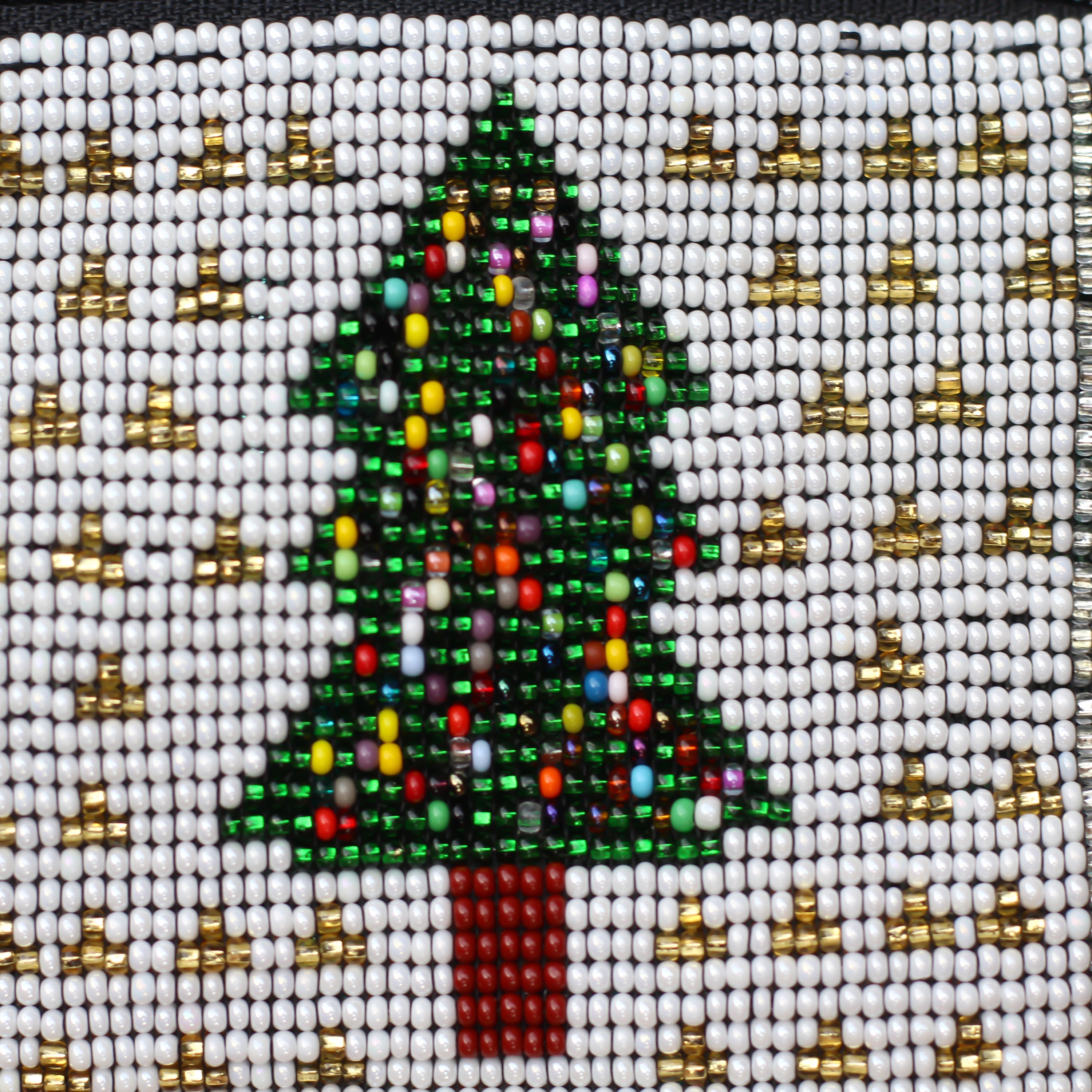 WHOLESALE Christmas Tree Beaded Coin Purse