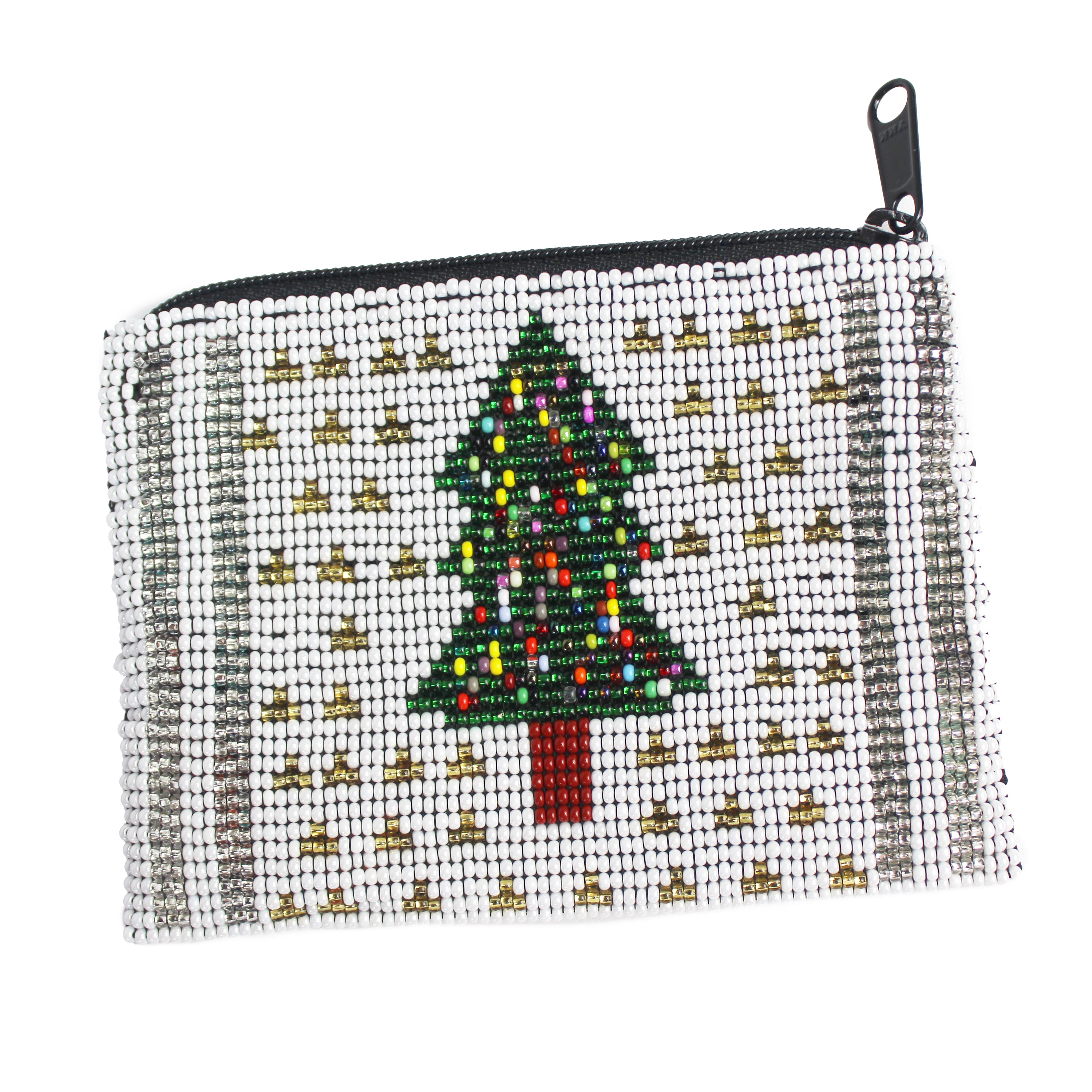 WHOLESALE Christmas Tree Beaded Coin Purse