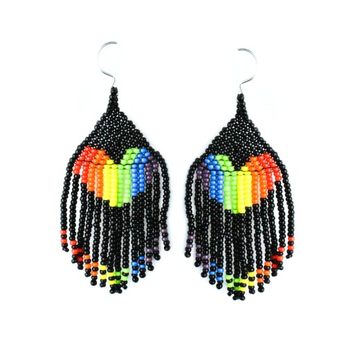 WHOLESALE Colors of Rainbow Earrings - 925 Silver Hooks