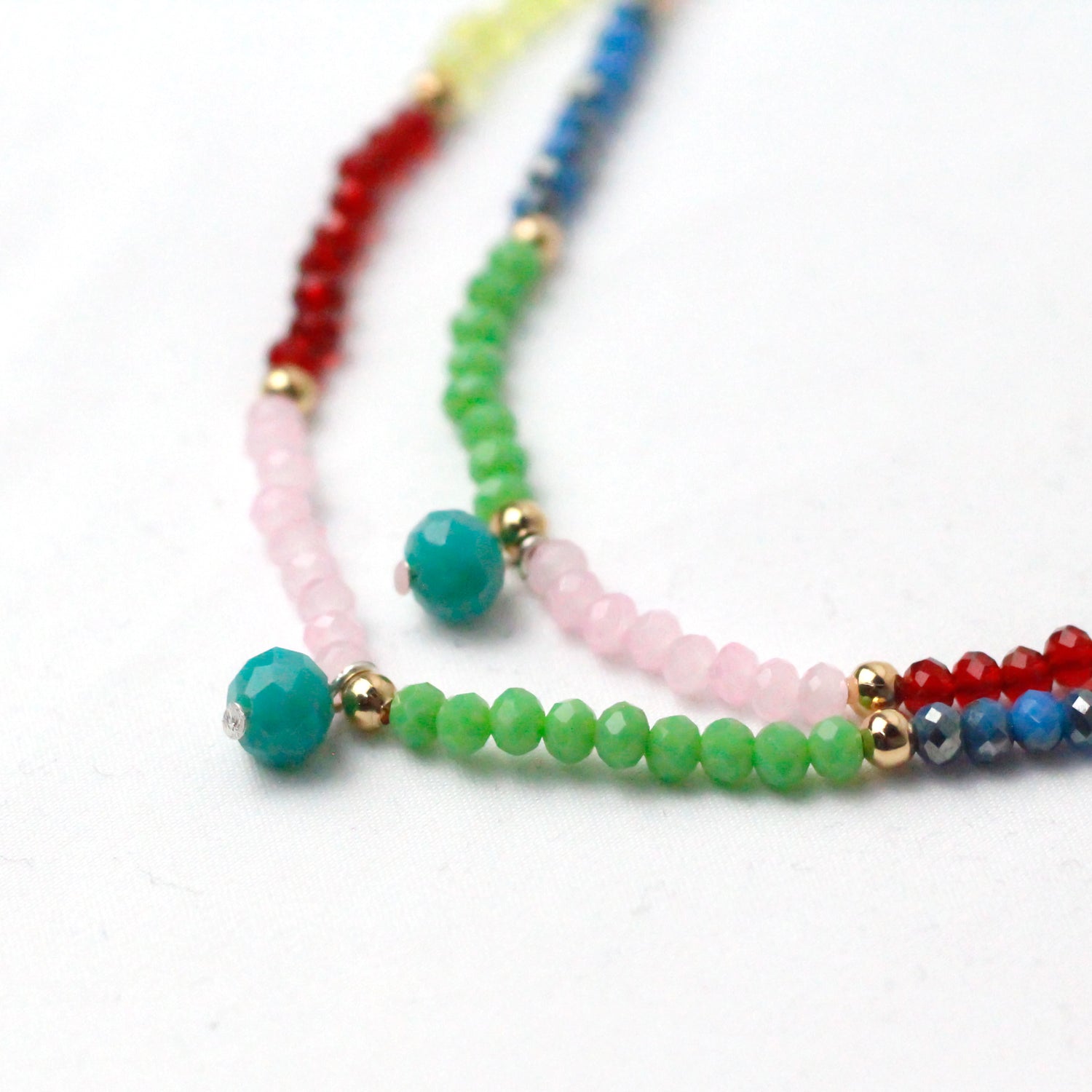 WHOLESALE Double Rainbow Necklace