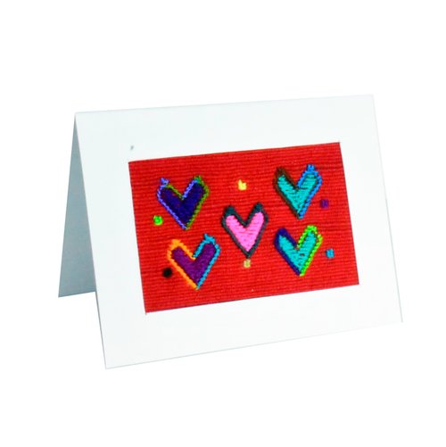 WHOLESALE Handwoven Hearts Cards