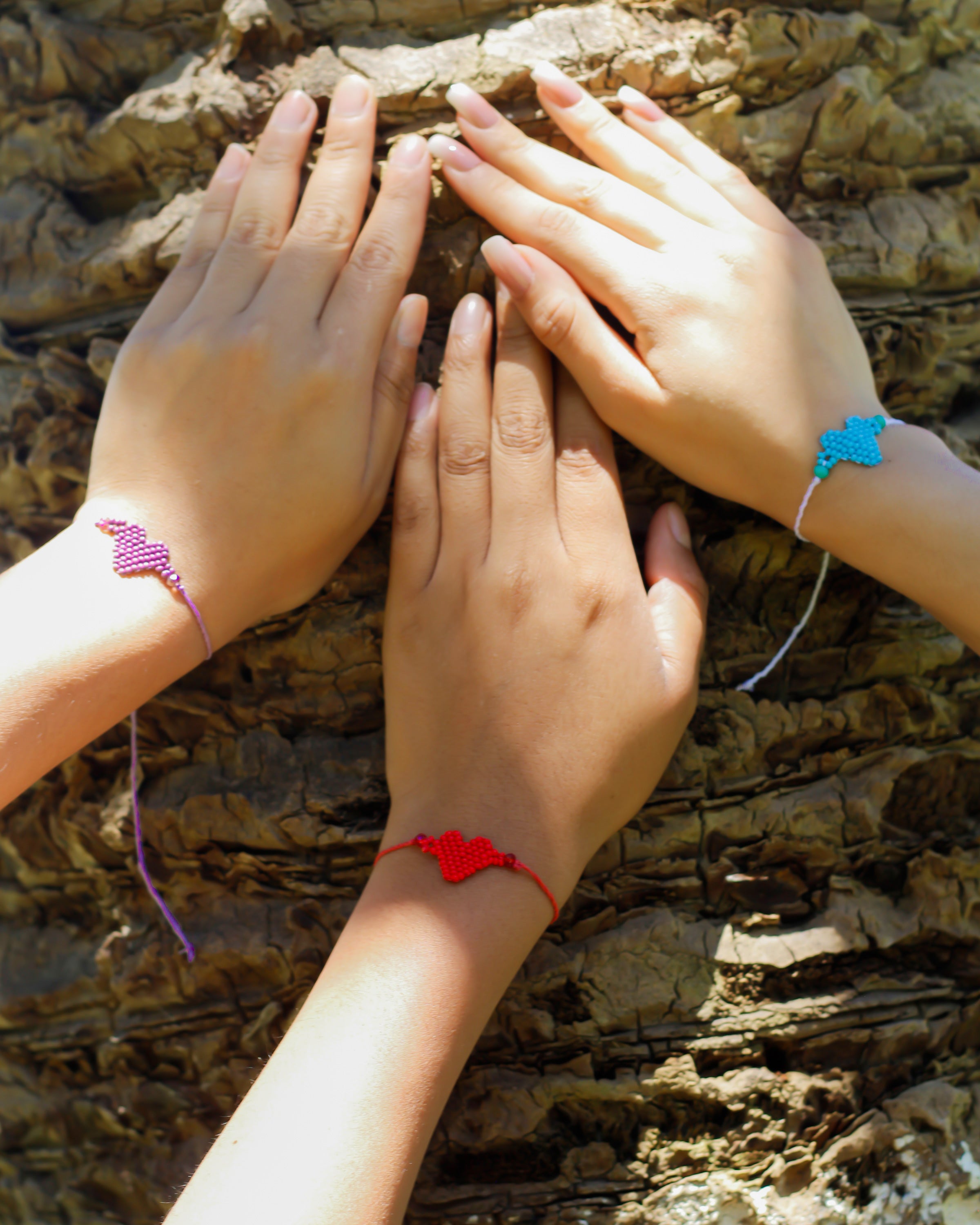 WHOLESALE Heart Set of Bracelets