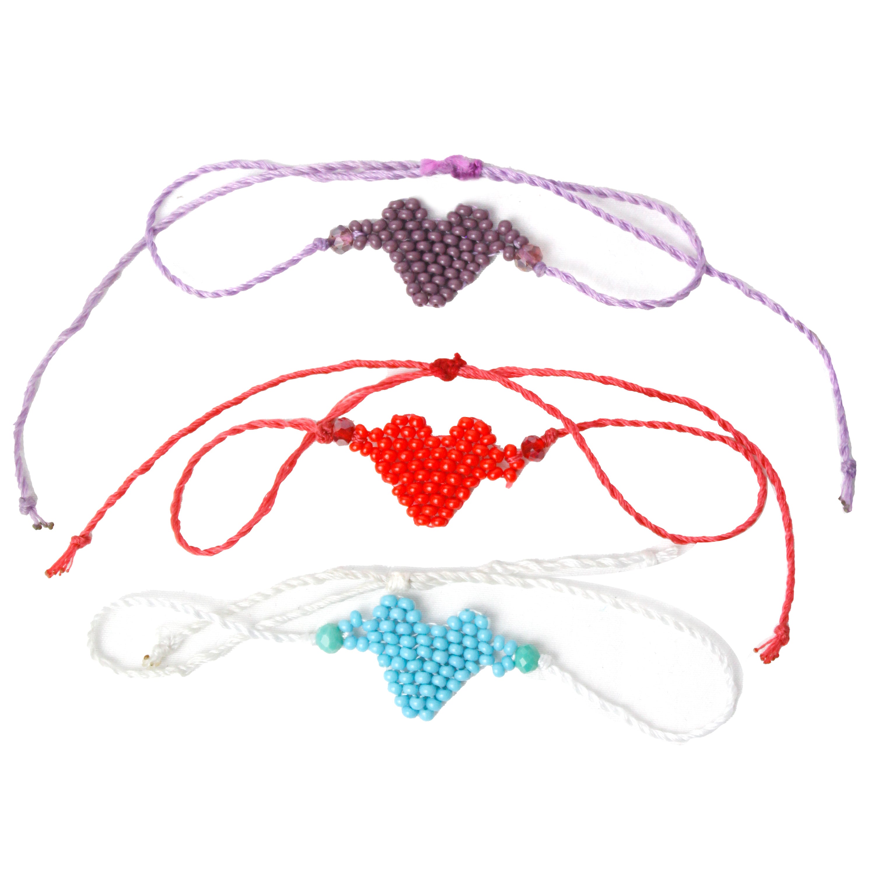 WHOLESALE Heart Set of Bracelets