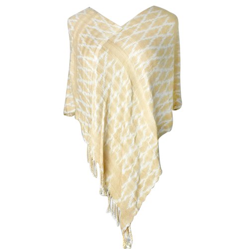 WHOLESALE Jaspe Poncho Golden Beige