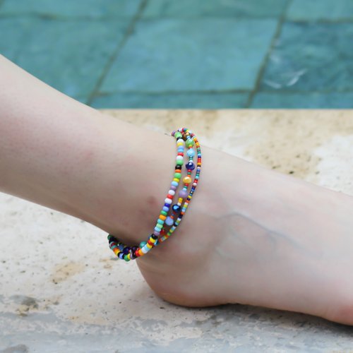 WHOLESALE Multicolor Ankle Bracelet
