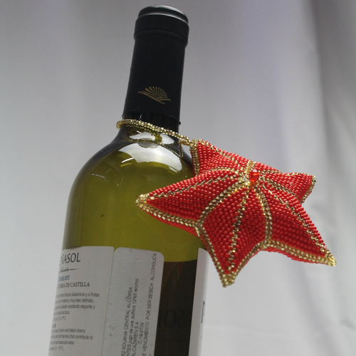 WHOLESALE Red Star Stuffed Ornament