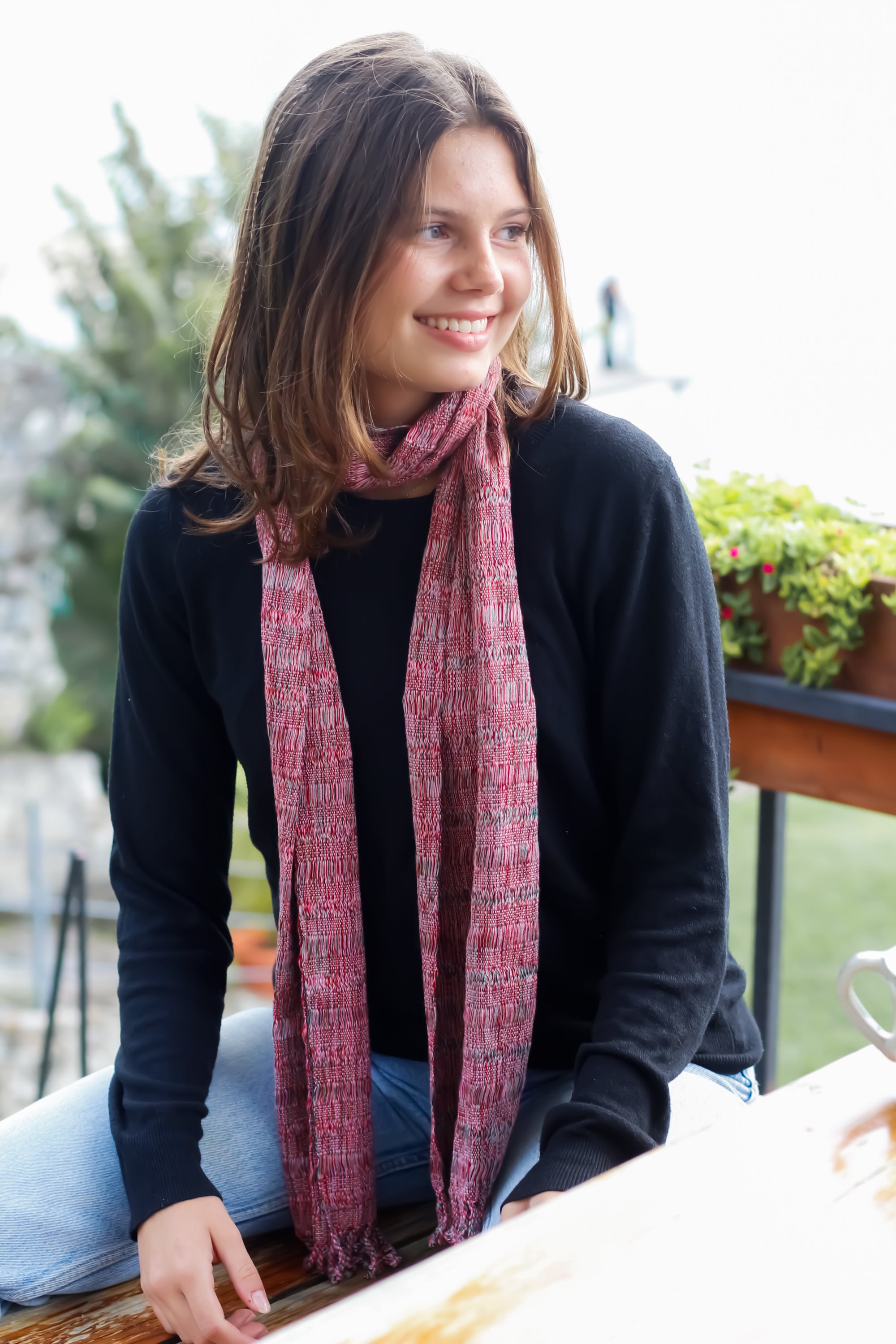 WHOLESALE Ribbon Candy Scarf