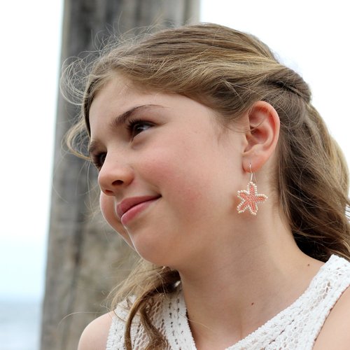 WHOLESALE Starfish Beaded Earrings
