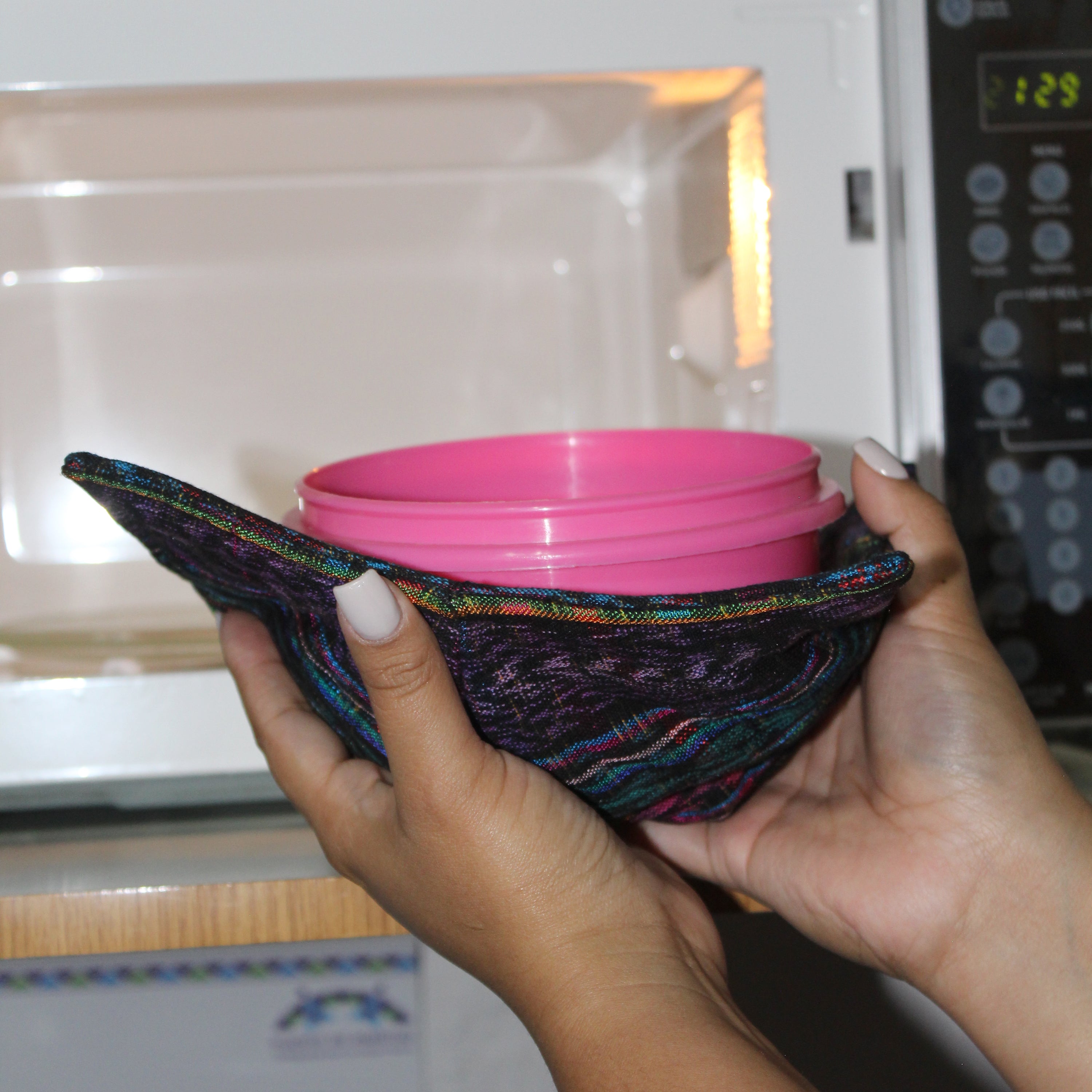 QUICK SHIPPING 📦📩 Textile Microwave Bowl Holder - Large