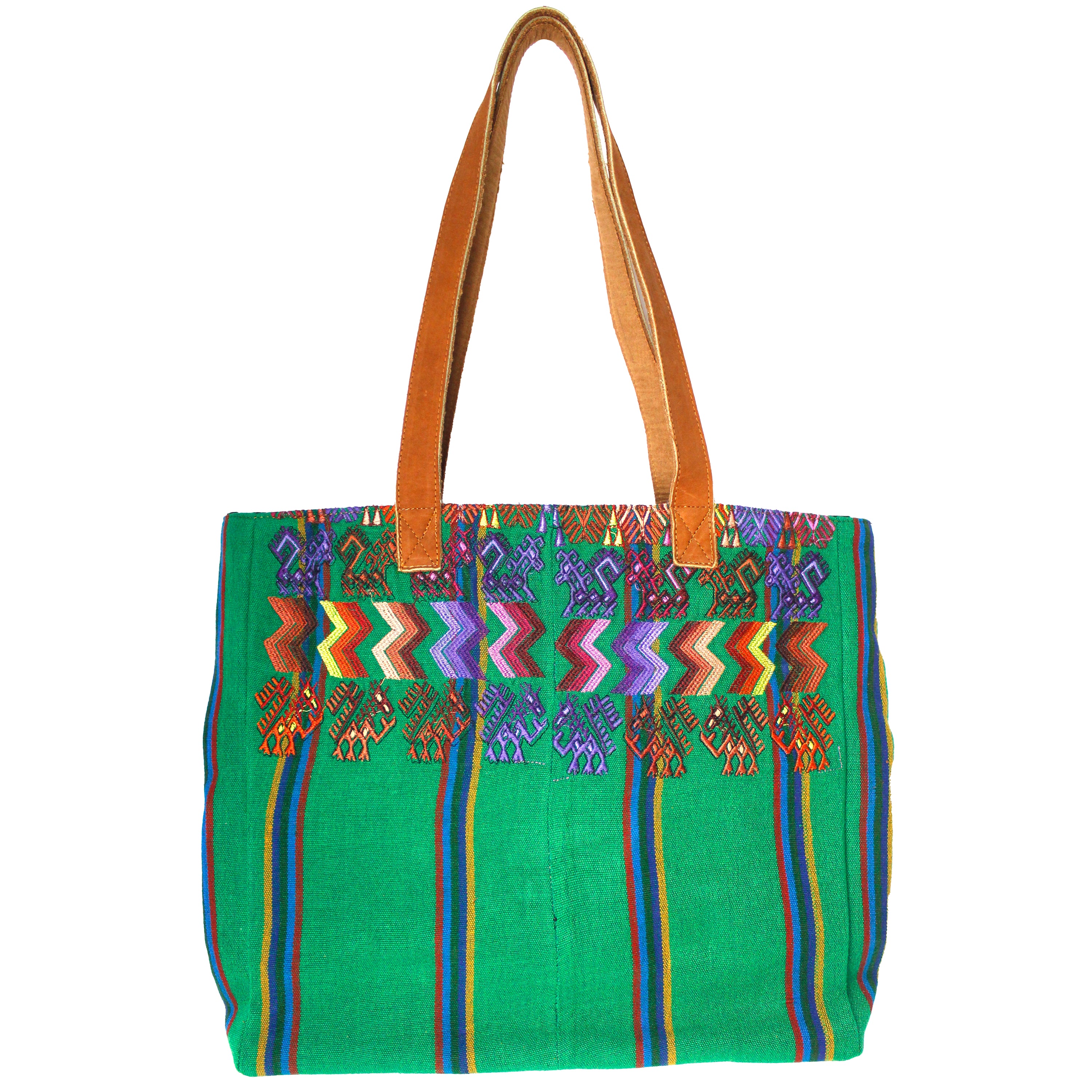 QUICK SHIPPING ๐ฆ๐ฉ - Tikal Tote Bag with Leather Straps