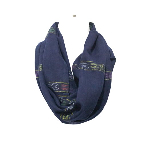 WHOLESALE - Infinity Corte Scarf - Navy Blue
