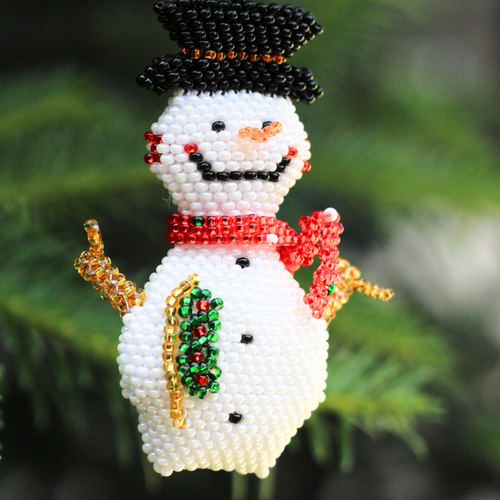 WHOLESALE Happy Snowman Large Ornament