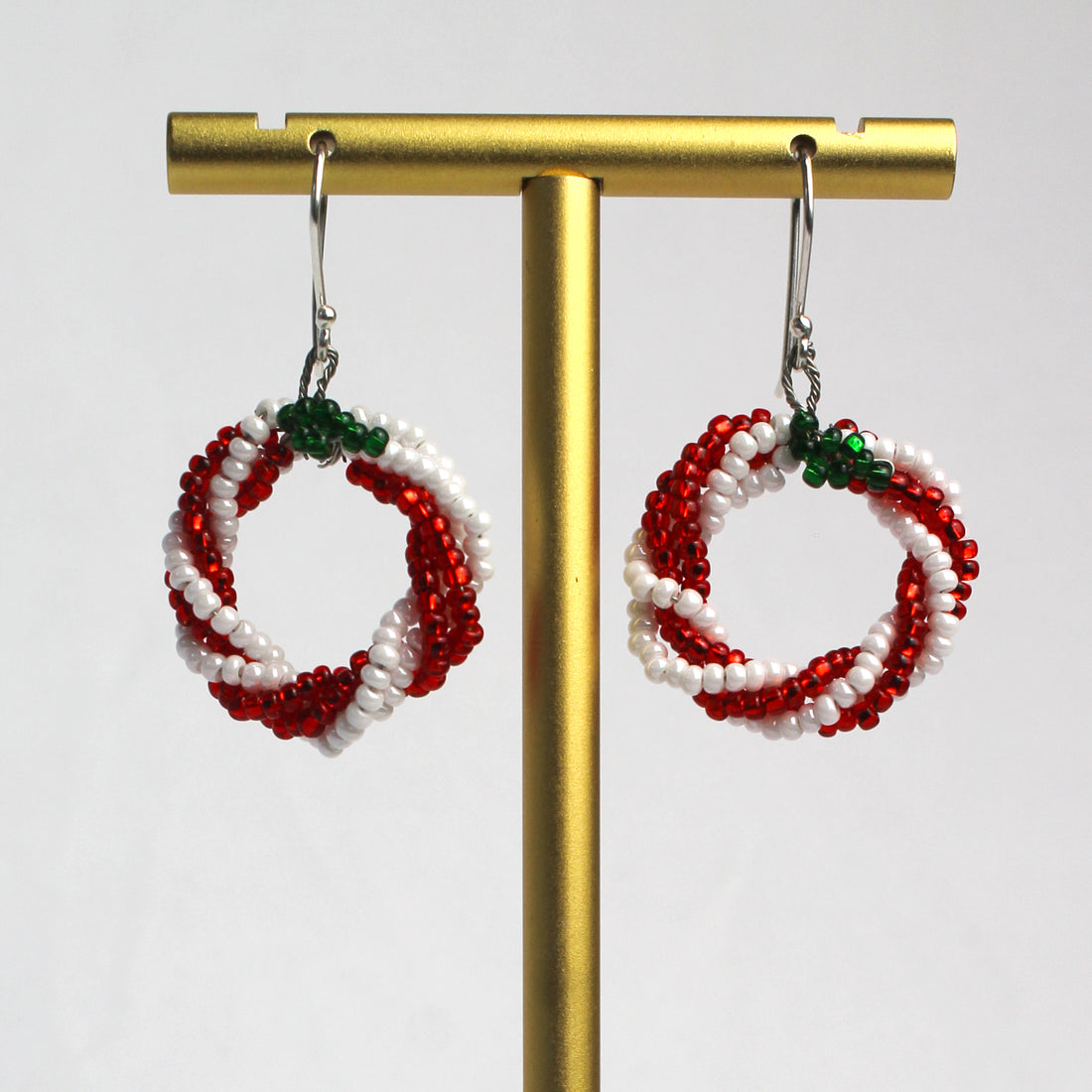 WHOLESALE Candy Wreath Earrings - 925 Silver Hooks