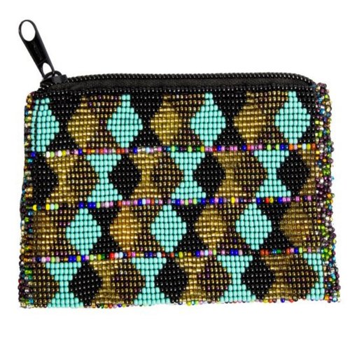QUICK SHIPPING 📦📩 - Beaded Coin Purse Geometric