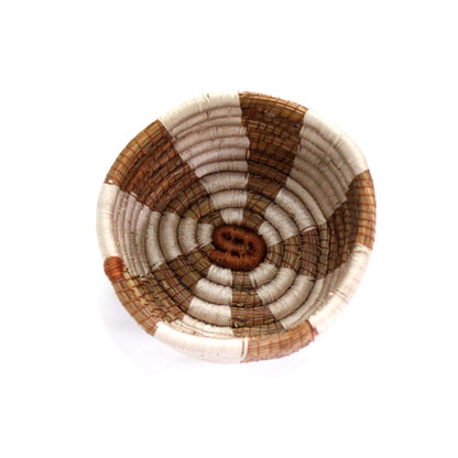 WHOLESALE Earth Striped Pine Needle Basket