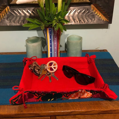 WHOLESALE Multi Purposed Tray Square Red