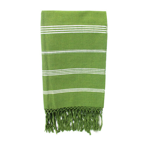 WHOLESALE Olive Stripe Shawl