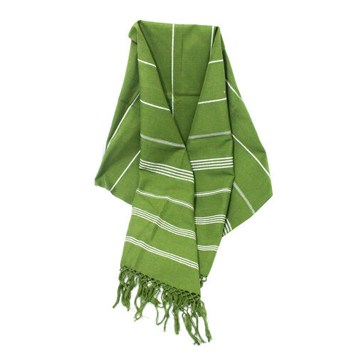 WHOLESALE Olive Stripe Shawl