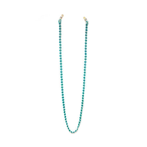 WHOLESALE Beaded Eyeglass Strings Blue Flowers