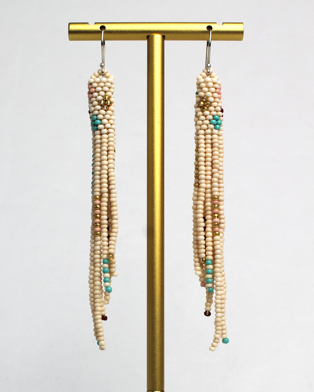 WHOLESALE Just Peachy Dangle Earrings - 925 Silver Hooks