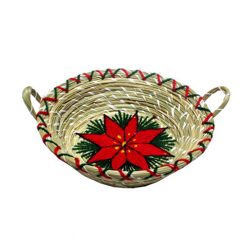 WHOLESALE Poinsettia Small Basket