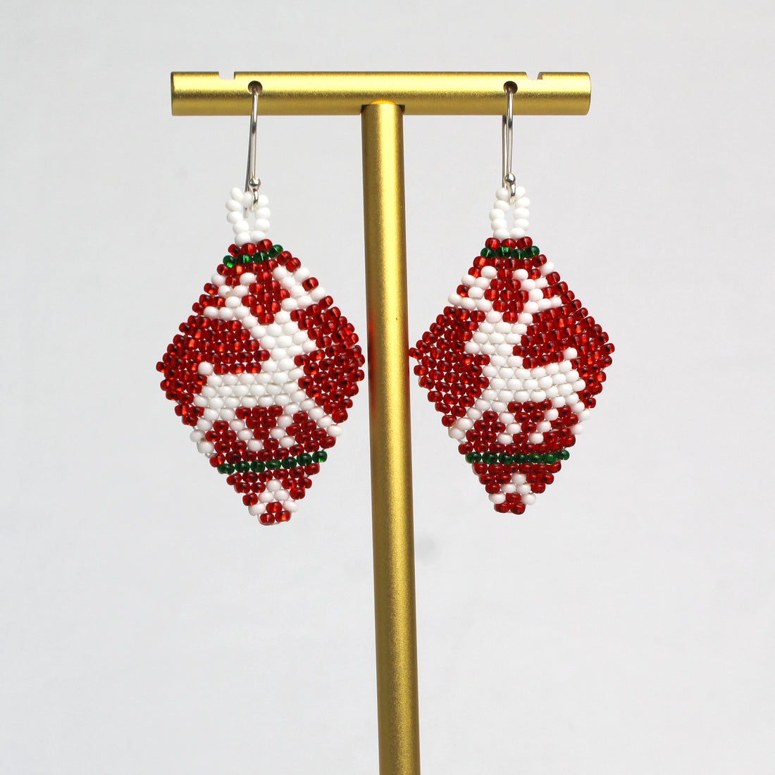 WHOLESALE Petite Reindeer Fringe Earrings - 925 Silver Hooks