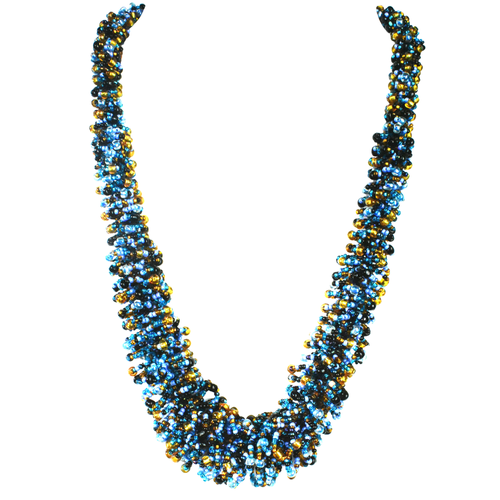 WHOLESALE  Blue Spark Necklace