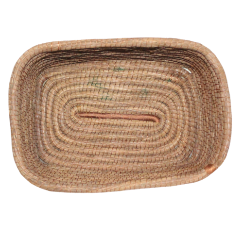 WHOLESALE Pine Needle Basket - Rectangular Large