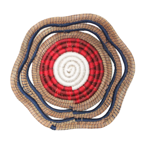 WHOLESALE Pine Needle Basket - Round Large