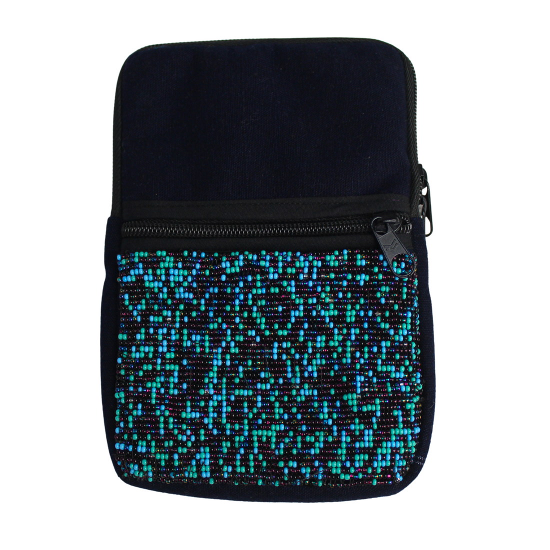 WHOLESALE Beaded Cellphone Bag Turquoise