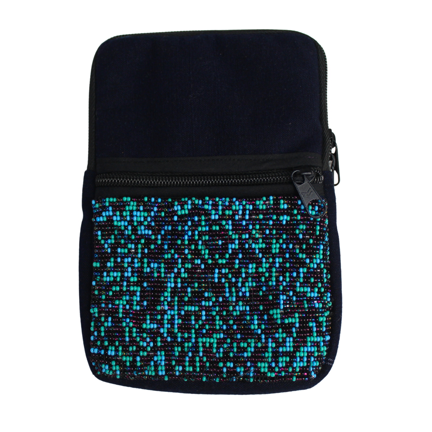 WHOLESALE Beaded Cellphone Bag Turquoise