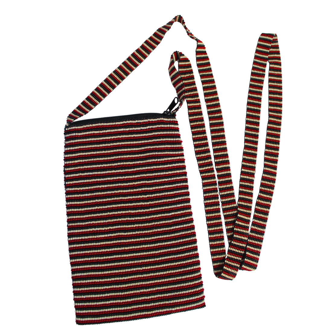 WHOLESALE Beaded Crossbody Cellphone Purse - Desert